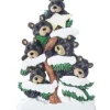 Boutique de Noël Enchanted Forest*Six Bears Family On Tree