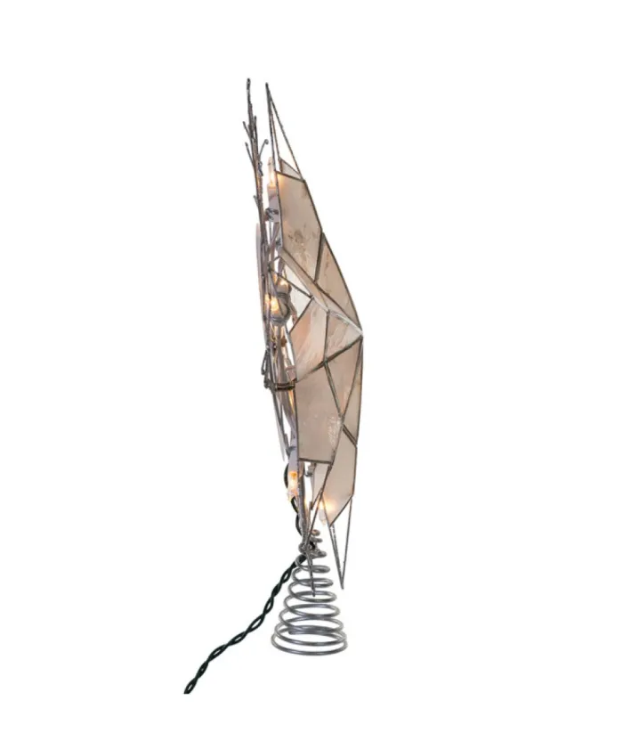 Boutique de Noël Winter Wonderland*Six Point Snowflake Star Tree Top