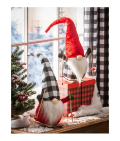 Boutique de Noël Enchanted Forest*Skiing Gnome 20