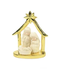 Boutique de Noël Religion & Nativities*Snowbabies Gold Nativity