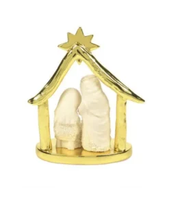 Boutique de Noël Religion & Nativities*Snowbabies Gold Nativity