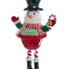 Boutique de Noël Rustic*Snowman Dangling Legs Ornament