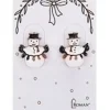 Boutique de Noël Winter Wonderland*Snowman Shaped Earrings.