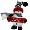 Boutique de Noël Family & Friends*Snowman With Banner, Message, "Grandma I Love You ", Ornament