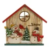 Boutique de Noël Rustic*Snowman Wooden House