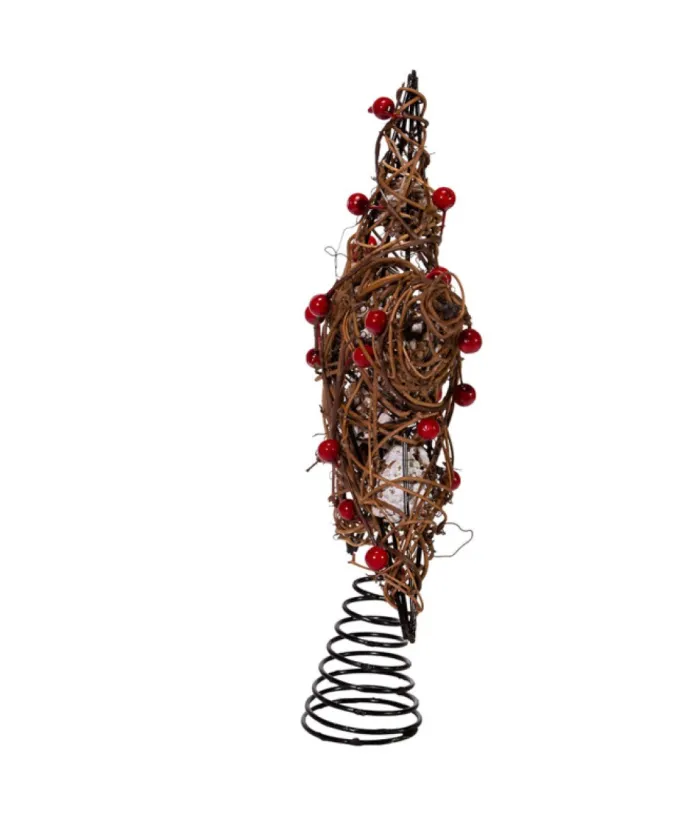 Boutique de Noël Enchanted Forest*Star Tree Top With Pine Nut