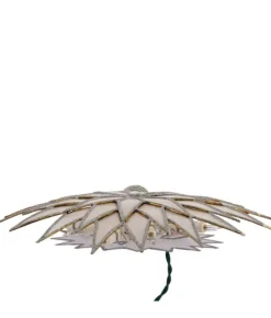 Boutique de Noël Rustic*Sunburst Capiz Lighted Star Tree Top