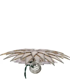 Boutique de Noël Rustic*Sunburst Capiz Lighted Star Tree Top