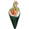 Boutique de Noël Varied Shapes*Sushi Hand Roll Glass Ornament