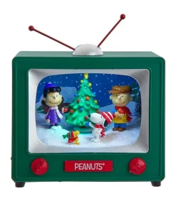 Boutique de Noël Usb & Led*Table Decor, "Peanuts" Musical Animated Television, 6"
