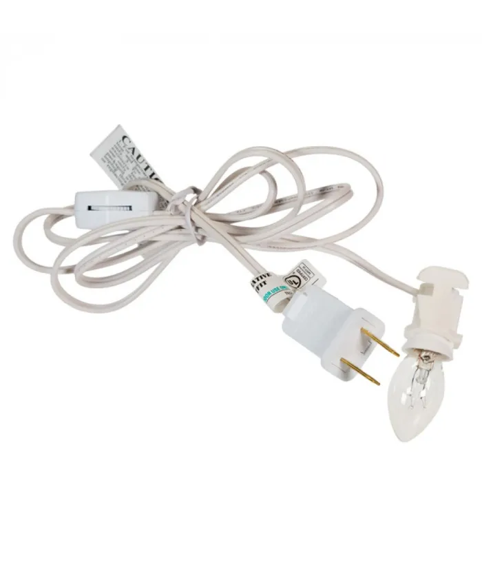 Boutique de Noël Usb & Led*Table Ornament, 7",Gingerbread Shoppe Battery Operated C7 Bulb