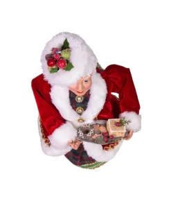 Boutique de Noël Santa'S Workshop*Table Ornament, Mrs. Claus With Treats