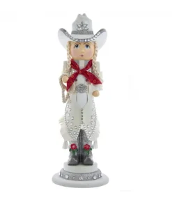 Boutique de Noël Ballet & Nutcrackers*Table Ornament, Nutcracker Cowgirl, 18" Tall