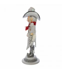 Boutique de Noël Farm House & Western*Table Ornament, Nutcracker Cowgirl, 18
