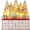 Boutique de Noël Advent*Table Piece, Elegant Decorative Advent Calendar, Led Lighting