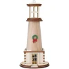 Boutique de Noël Usb & Led*Table Piece, German Village, Light House, Led Lit