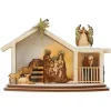 Boutique de Noël Nordic Villages*Table Piece, Nativity Scene