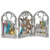 Boutique de Noël Religion & Nativities*Table Piece, Nativity Scene In Triptych Form