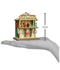 Boutique de Noël Rustic*Table Piece Ornament, Market Booth, Gingerbread
