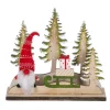 Boutique de Noël Rustic*Table Piece, Ornament, Nordic Villages, Gnome With Sled
