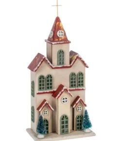 Boutique de Noël Nordic Villages*Table Piece, Ornament, Nordic Villages, Alpine Style Church