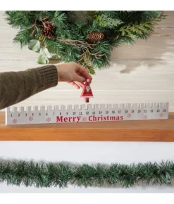 Boutique de Noël Rustic*Table Piece, Ornament, Wooden Advent Calendar