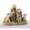 Boutique de Noël Religion & Nativities*Table Piece, Rustic Nativity Scene Figurine, 3.5 Inches