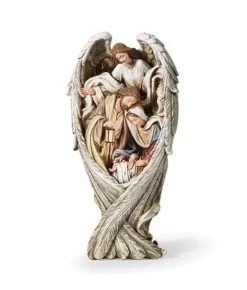Boutique de Noël Religion*Table Piece, The Holy Family With Guardian Angel