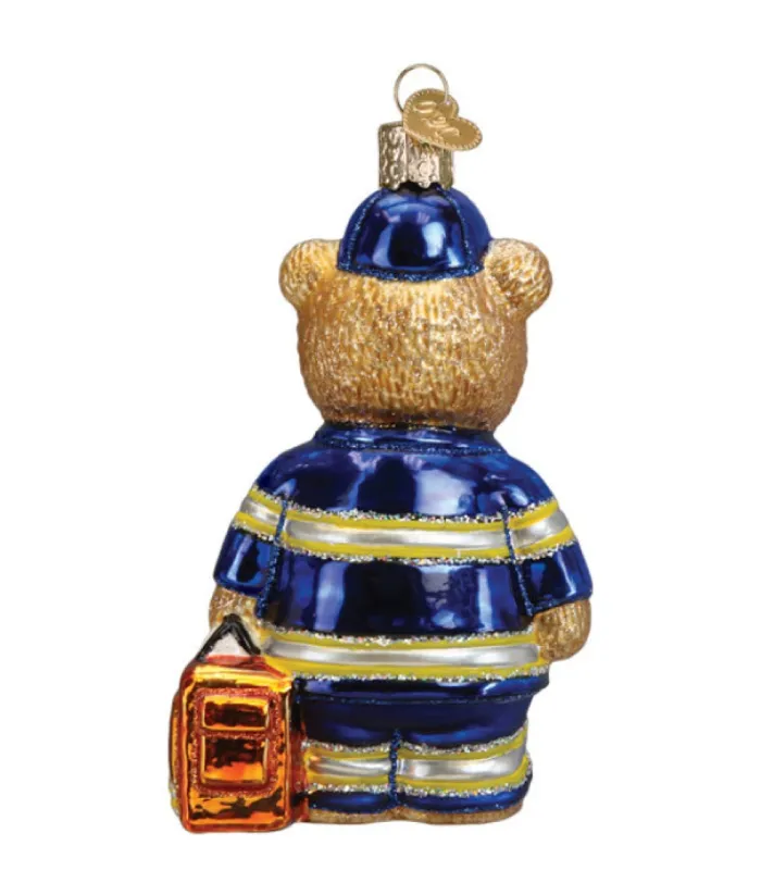Boutique de Noël Varied Shapes*Teddy Bear Glass Ornament