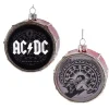 Boutique de Noël Miscellaneous*Tree Ornament, Ac/Dc'S Classic Drum, "Black Ice"