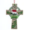 Boutique de Noël Religion*Tree Ornament, Irish Celtic Cross, With Irish Blessing
