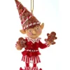 Boutique de Noël Mom'S Kitchen & Bakery*Tree Ornament, Peppermint Elf With Cookies