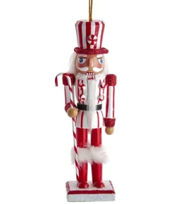 Boutique de Noël Ginger Bread & Candy Shoppe*Tree Ornament, Peppermint Nutcracker