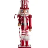 Boutique de Noël Ginger Bread & Candy Shoppe*Tree Ornament, Peppermint Nutcracker