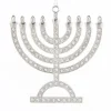Boutique de Noël Religion*Tree Ornament, Silver Hanukkah Menorah