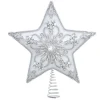 Boutique de Noël Winter Wonderland*Treetop Decoration, Silver Star