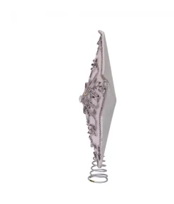 Boutique de Noël Winter Wonderland*Treetop Decoration, Silver Star