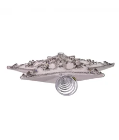 Boutique de Noël Winter Wonderland*Treetop Decoration, Silver Star