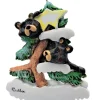 Boutique de Noël Enchanted Forest*Two Bears Family On Tree