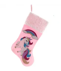Boutique de Noël Stockings*Unicorn Pink Stocking