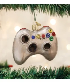 Boutique de Noël Varied Shapes*Video Game Controll Glass Ornament