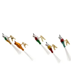 Boutique de Noël Birds & Owls*Vintage Glass Bird Clip-On Ornaments