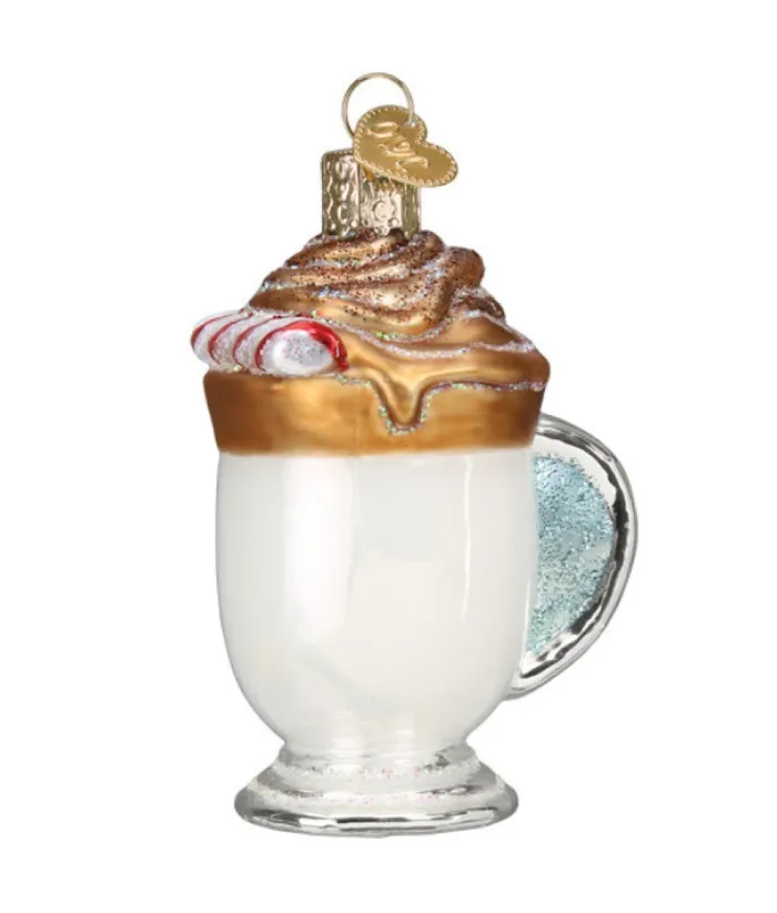 Boutique de Noël Varied Shapes*Whipped Coffee Glass Ornament