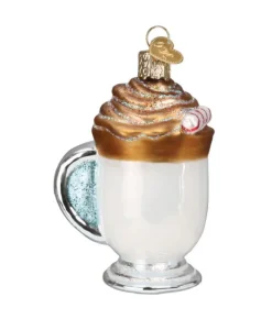 Boutique de Noël Varied Shapes*Whipped Coffee Glass Ornament
