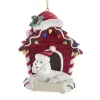 Boutique de Noël Family & Friends*White Poodle Ornament With Doghouse