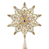 Boutique de Noël Christmas Classics*16.5"Wht/Gld Star Treetop