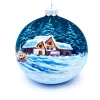 Boutique de Noël Importations From Poland*Winter Glass Ornament