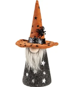 Boutique de Noël Autumn & Halloween*13"Wizard Gnome,Led
