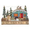 Boutique de Noël Nordic Villages*Wooden Camper With Santa