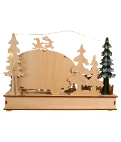 Boutique de Noël Rustic*Wooden Camper With Santa
